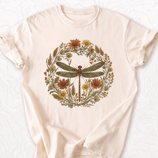 Dragonfly Wreath T-shirt