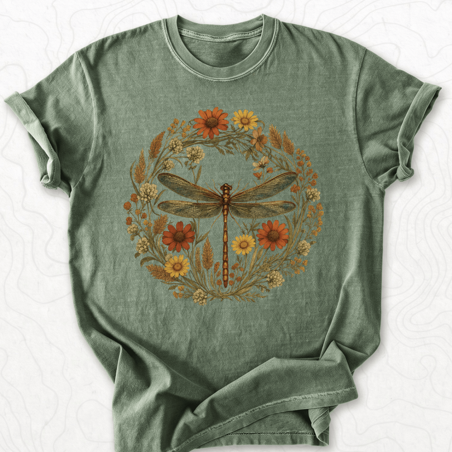Dragonfly Wreath T-shirt