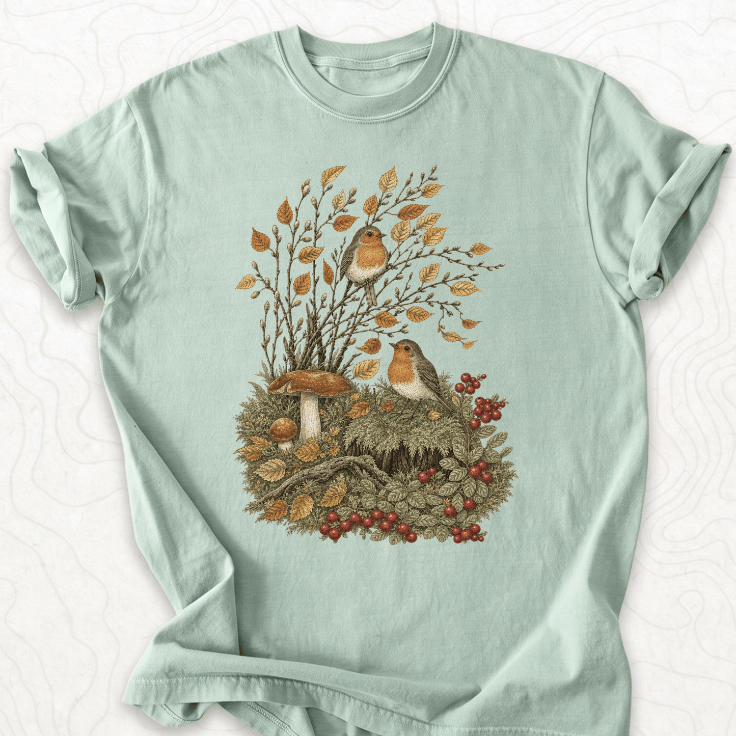 Autumn Robins T-shirt