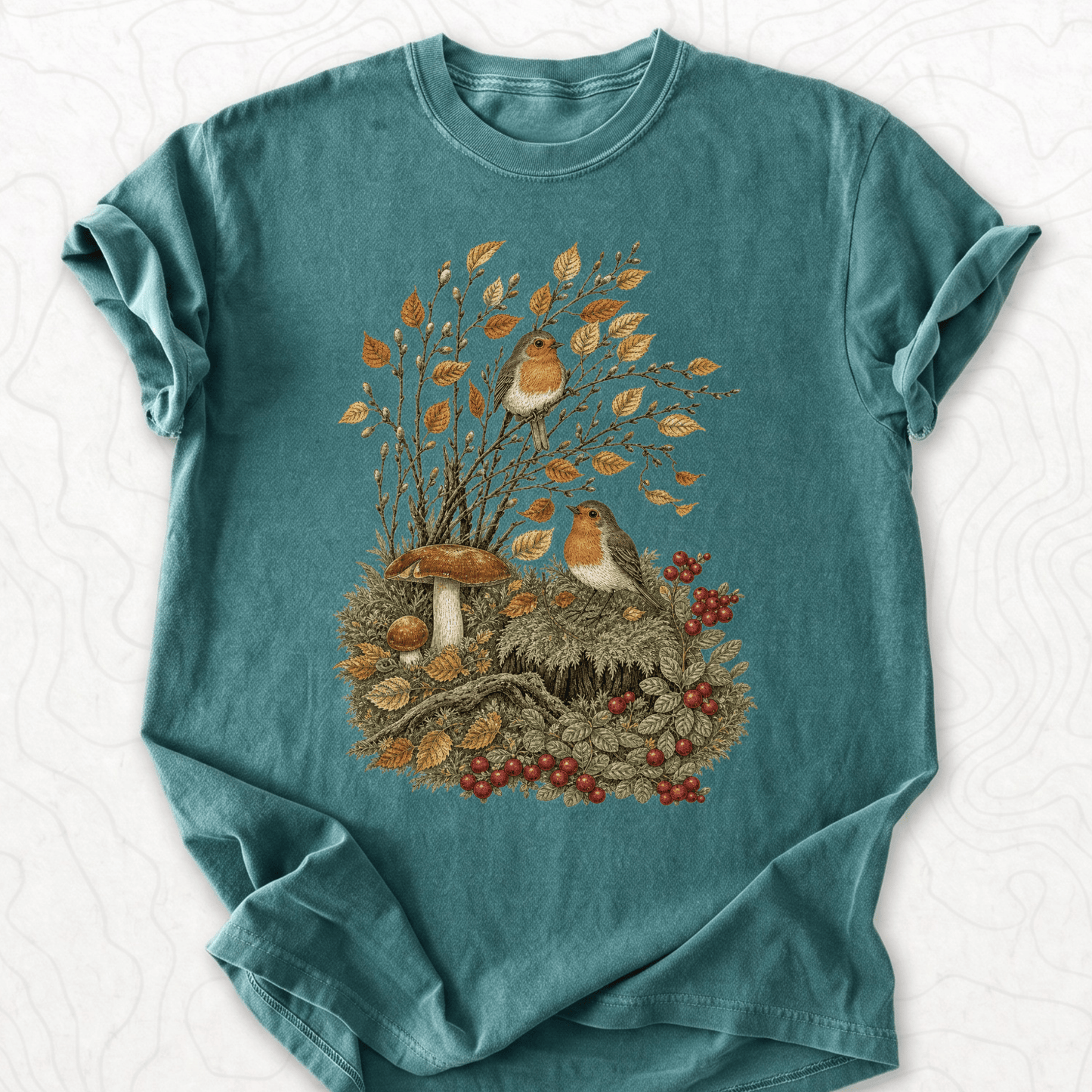 Autumn Robins T-shirt
