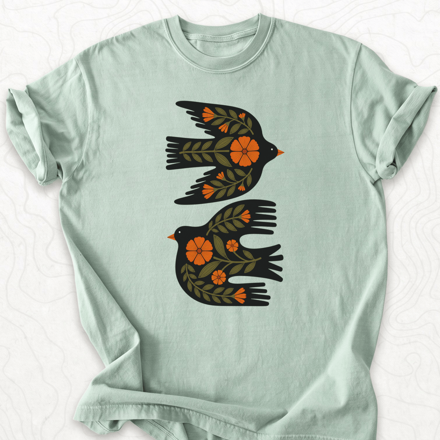 Floral Birds T-shirt