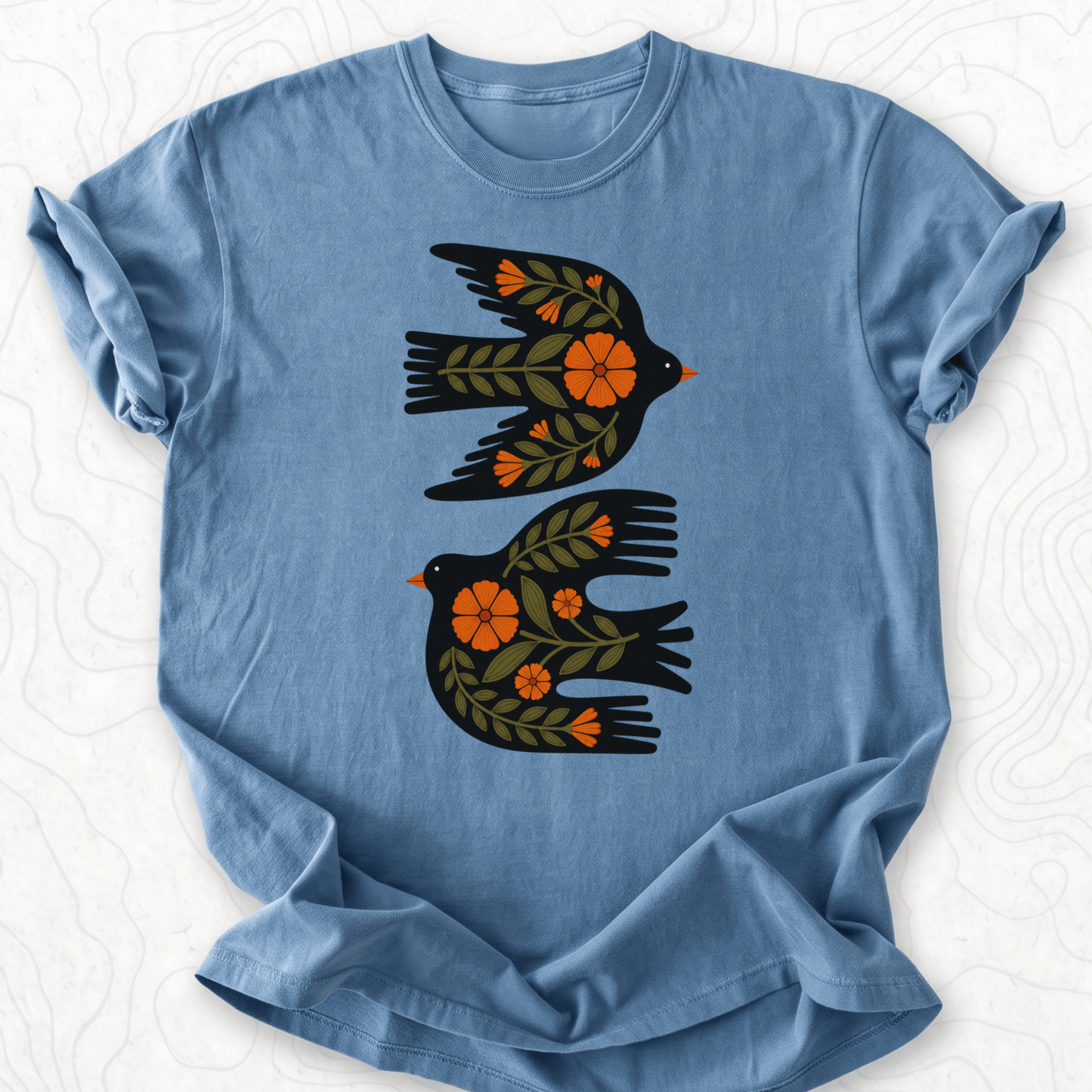 Floral Birds T-shirt