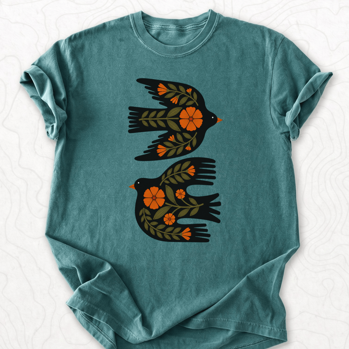 Floral Birds T-shirt