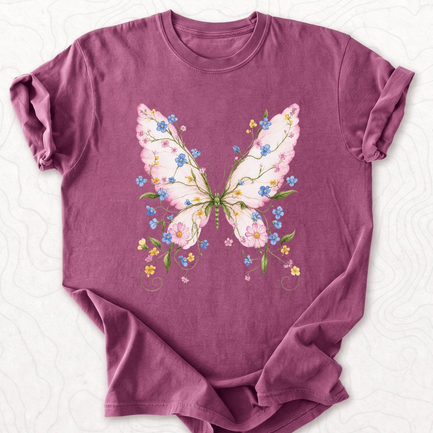 Floral Butterfly T-shirt