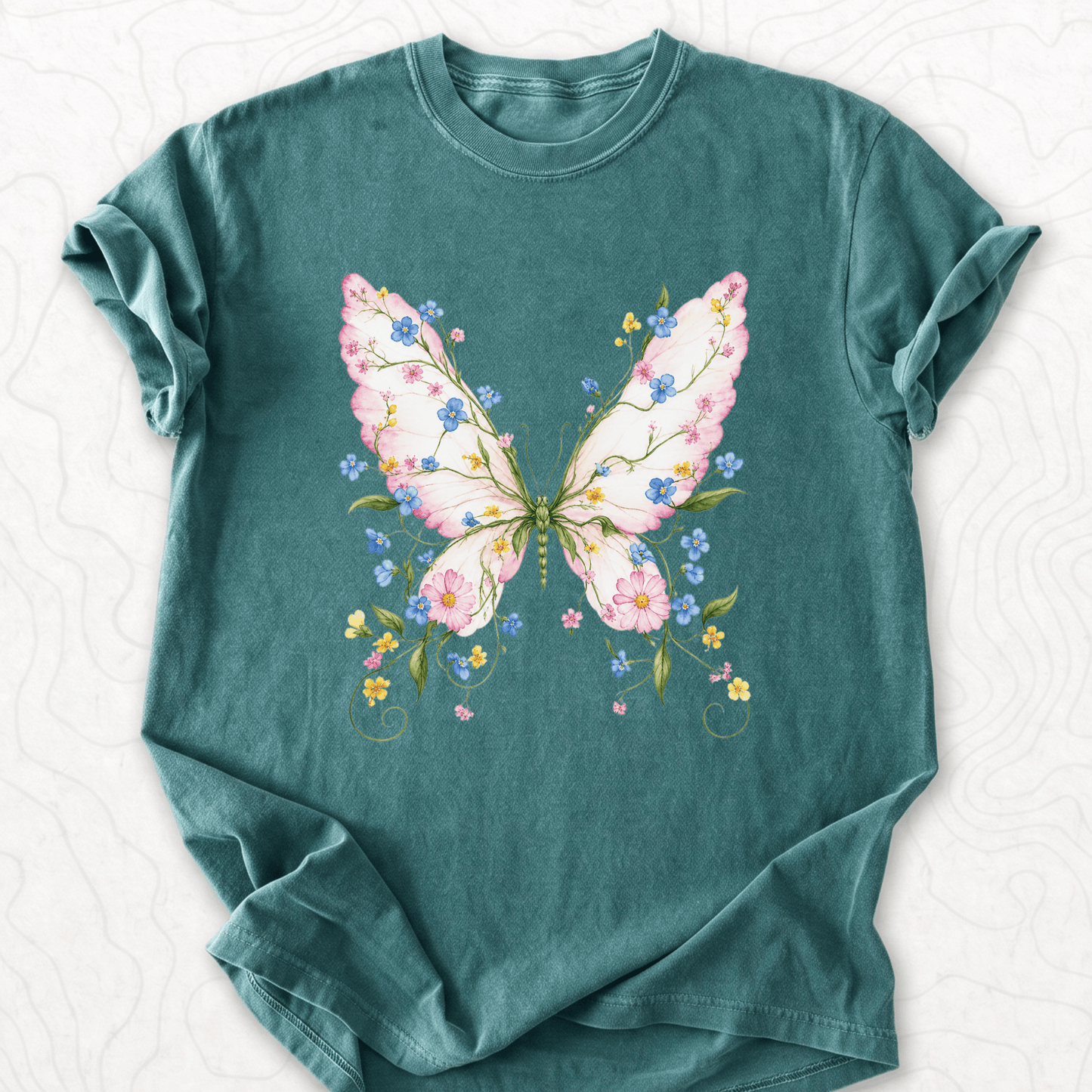 Floral Butterfly T-shirt