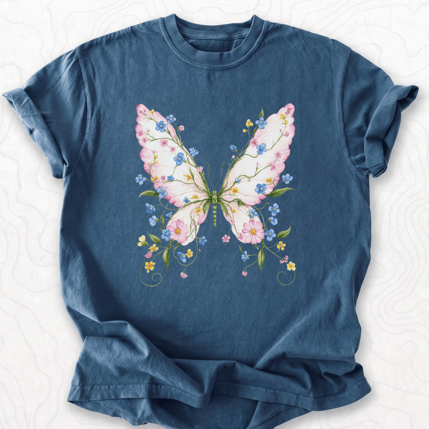 Floral Butterfly T-shirt