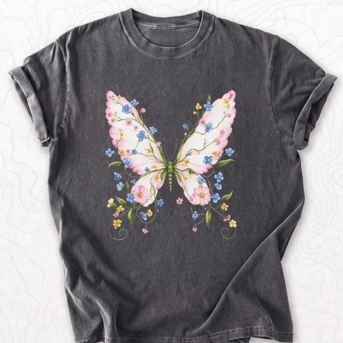 Floral Butterfly T-shirt