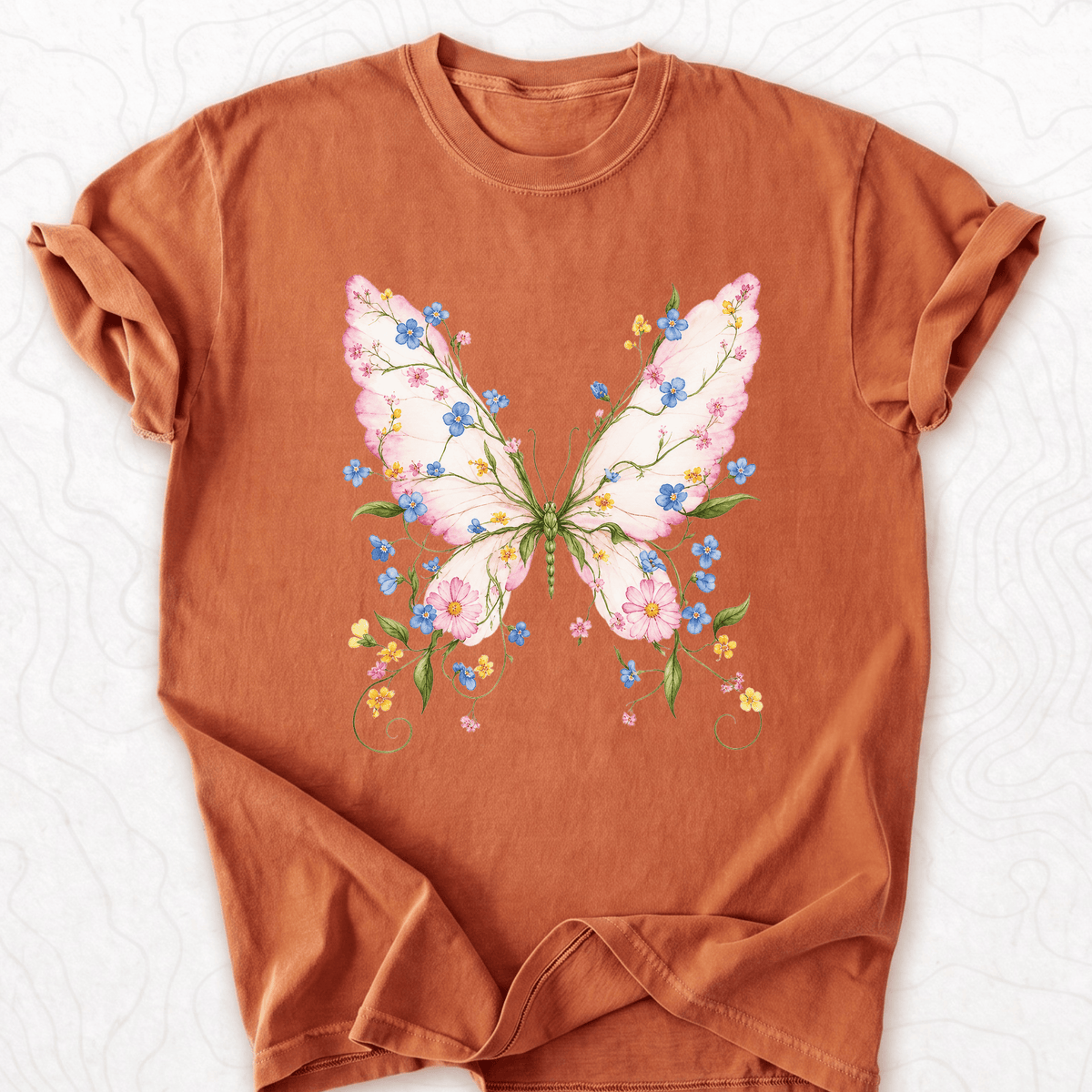 Floral Butterfly T-shirt
