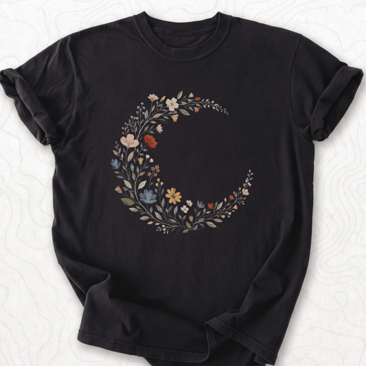 Floral Crescent T-shirt