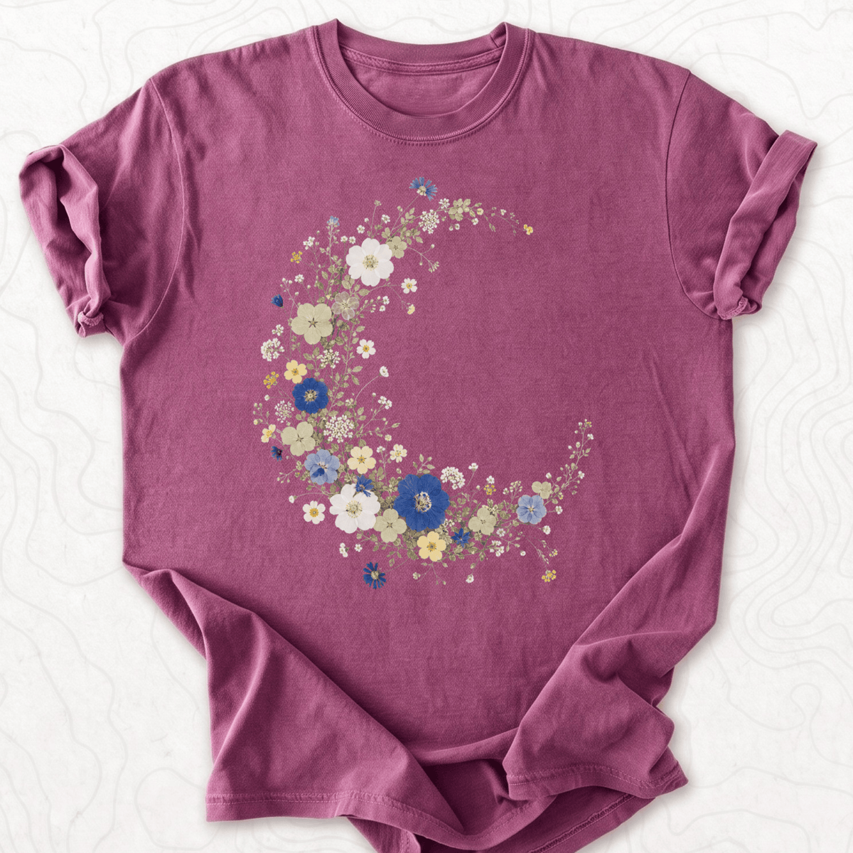 Floral Crescent T-shirt