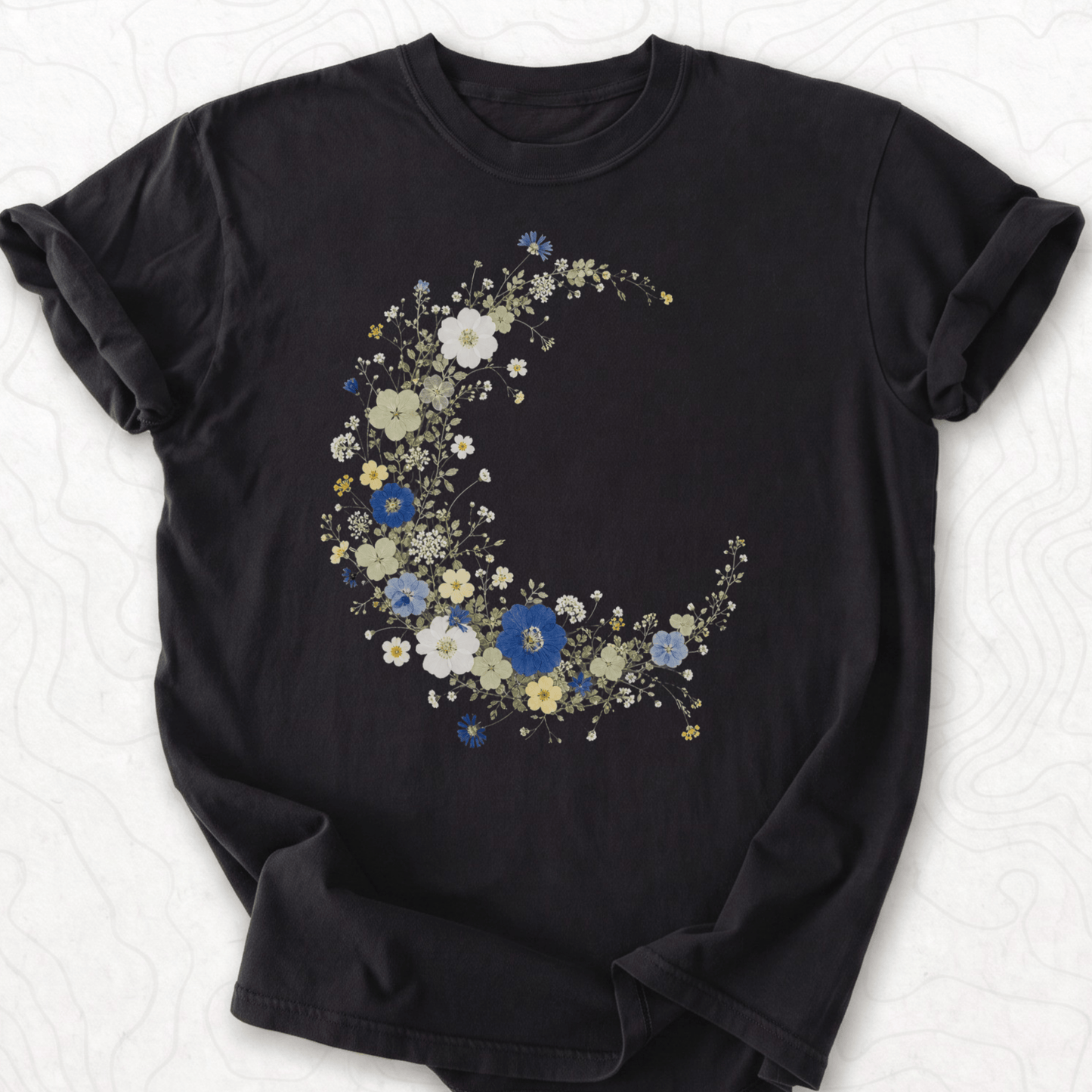 Floral Crescent T-shirt