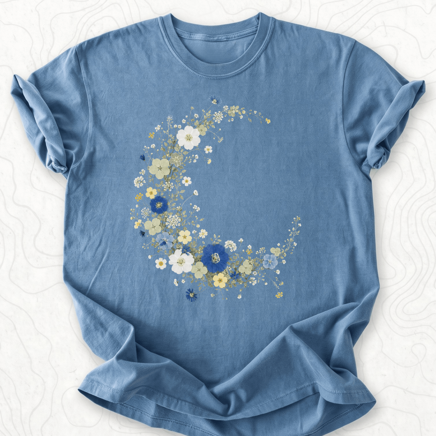 Floral Crescent T-shirt