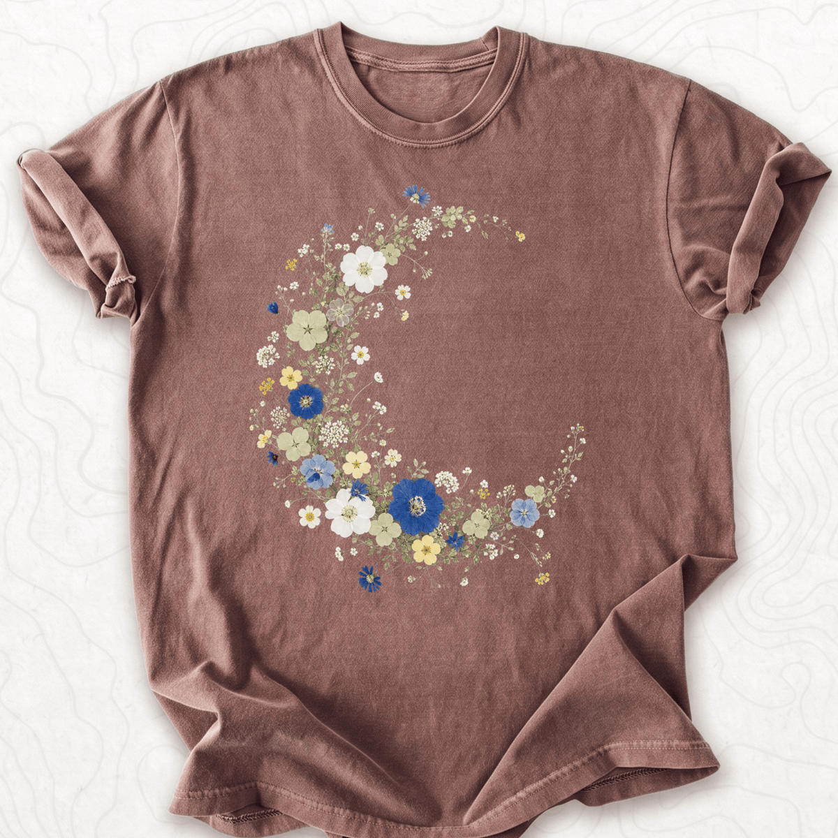 Floral Crescent T-shirt