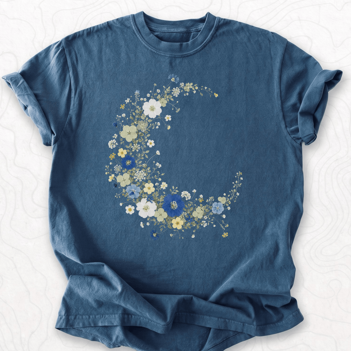 Floral Crescent T-shirt