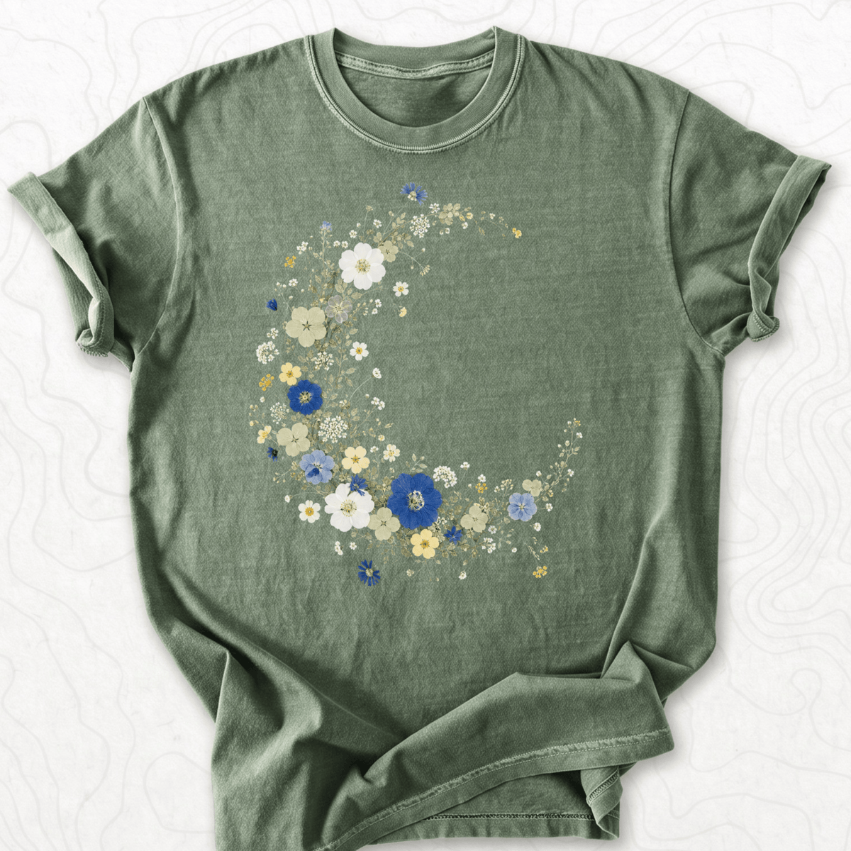Floral Crescent T-shirt