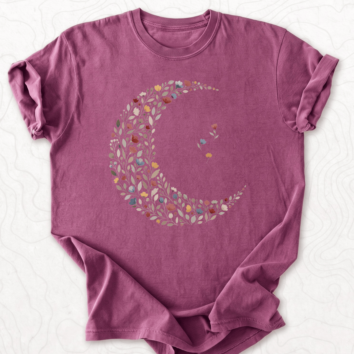 Floral Crescent T-shirt
