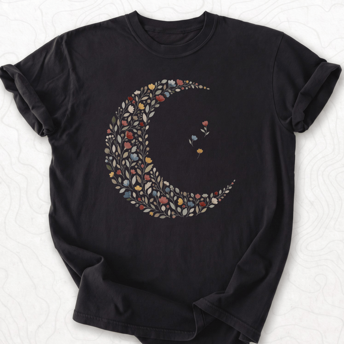 Floral Crescent T-shirt