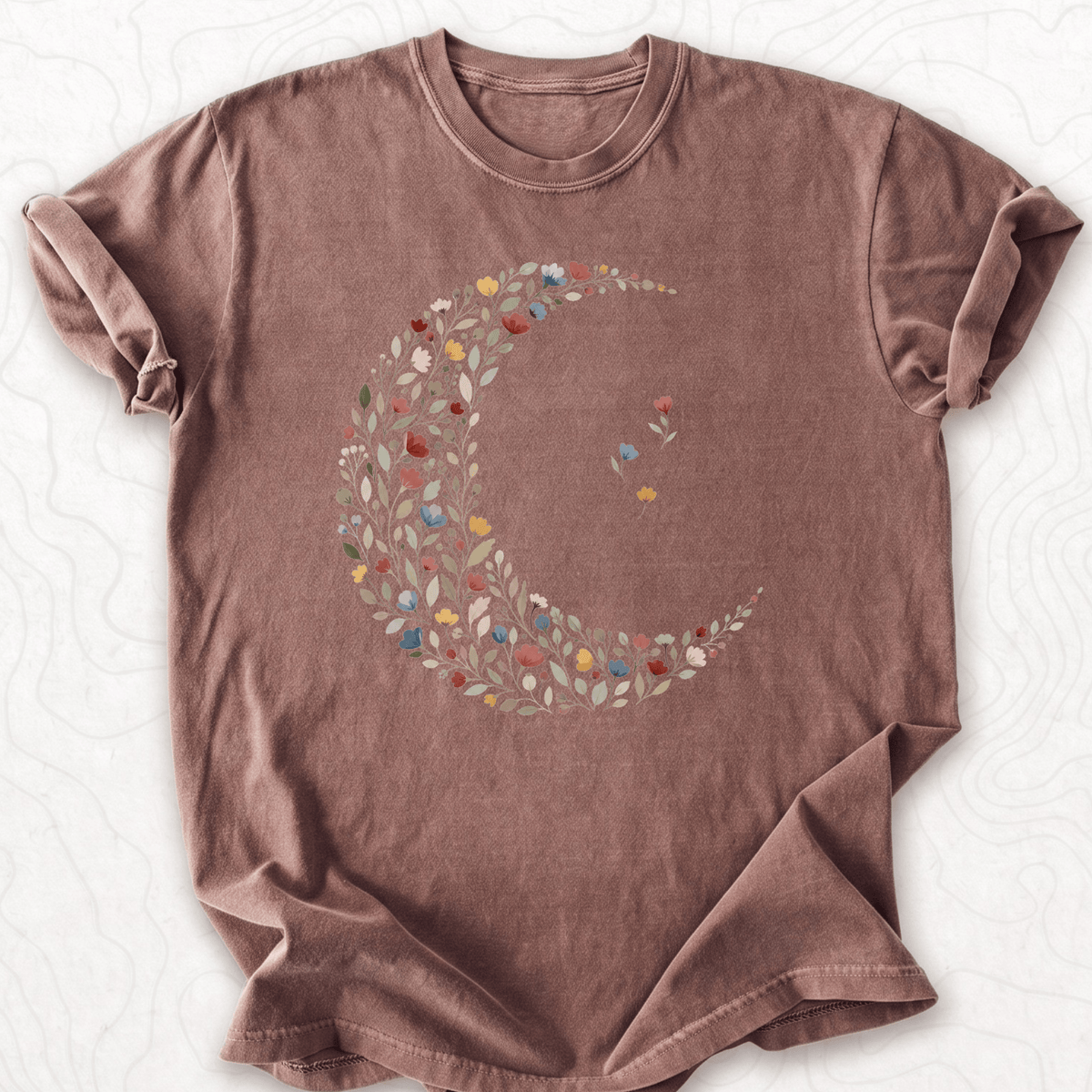 Floral Crescent T-shirt