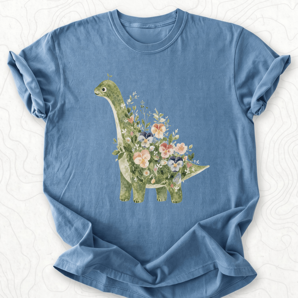 Floral Dinosaur T-shirt
