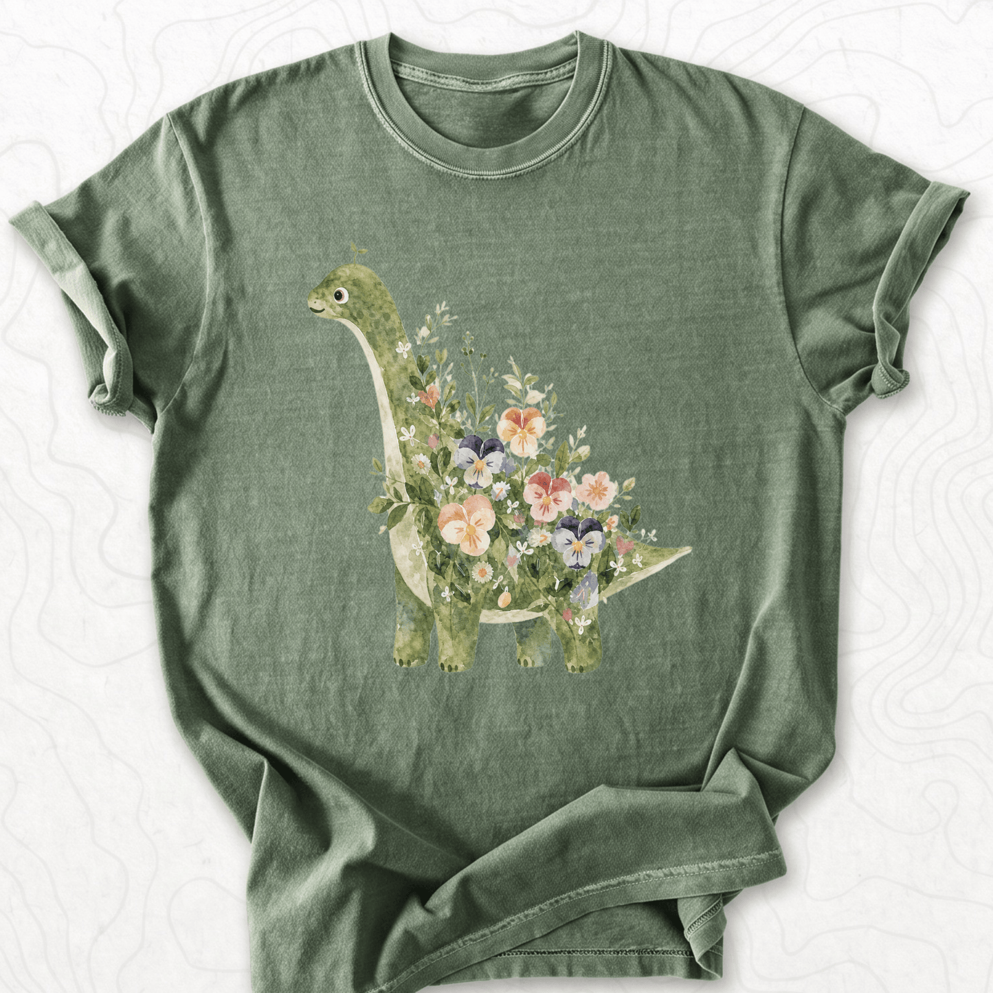 Floral Dinosaur T-shirt