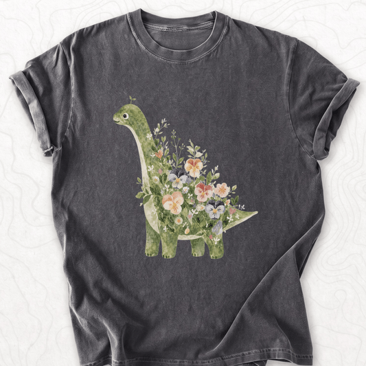 Floral Dinosaur T-shirt