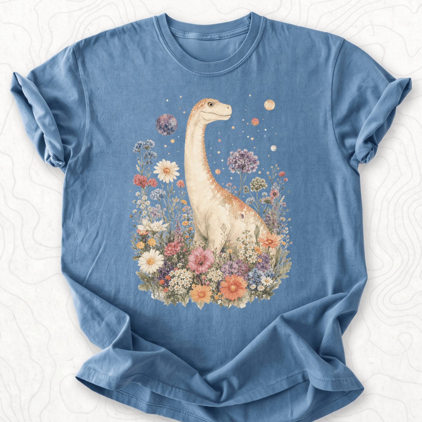 Floral Dinosaur T-shirt