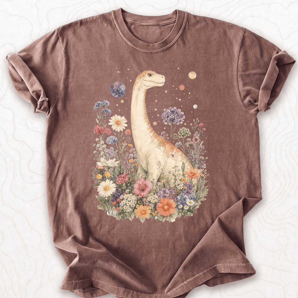 Floral Dinosaur T-shirt