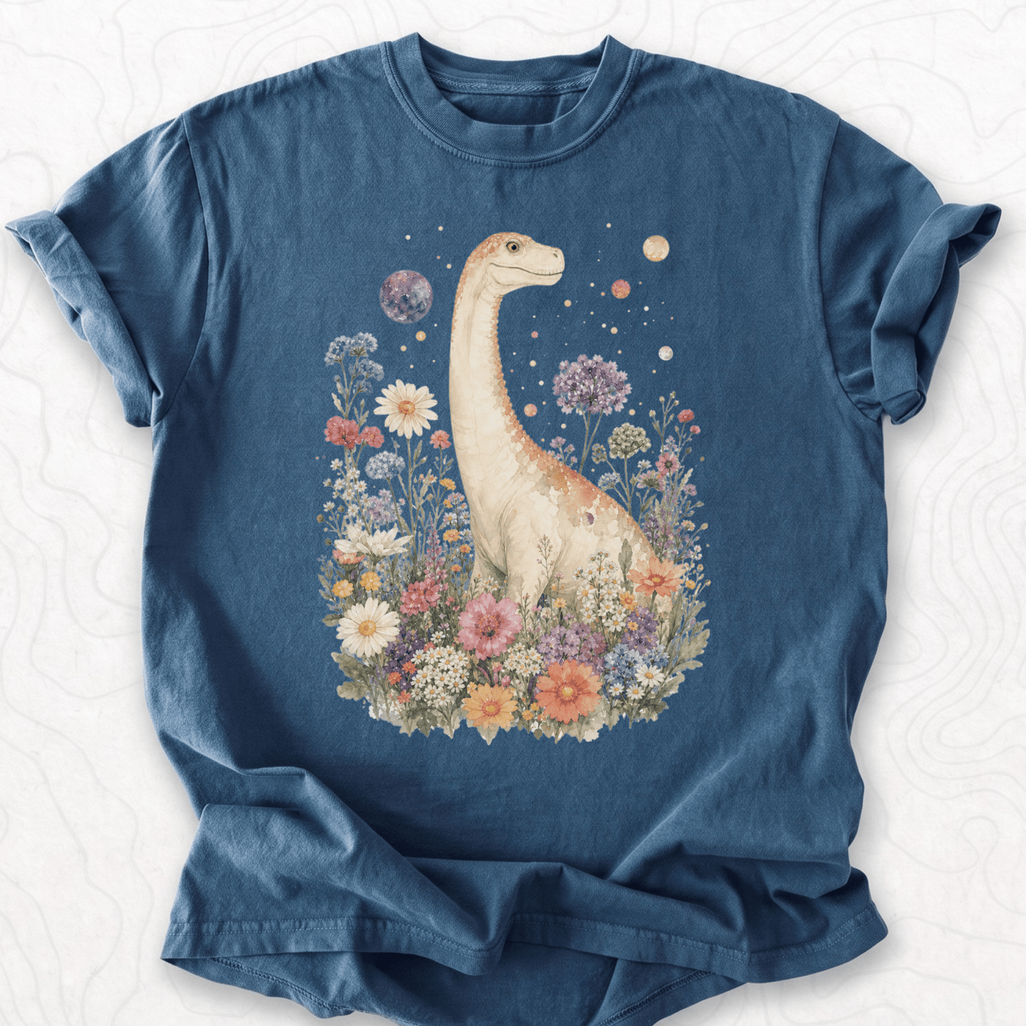 Floral Dinosaur T-shirt