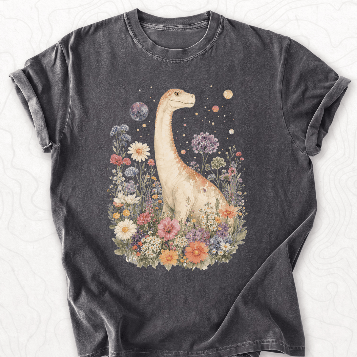 Floral Dinosaur T-shirt