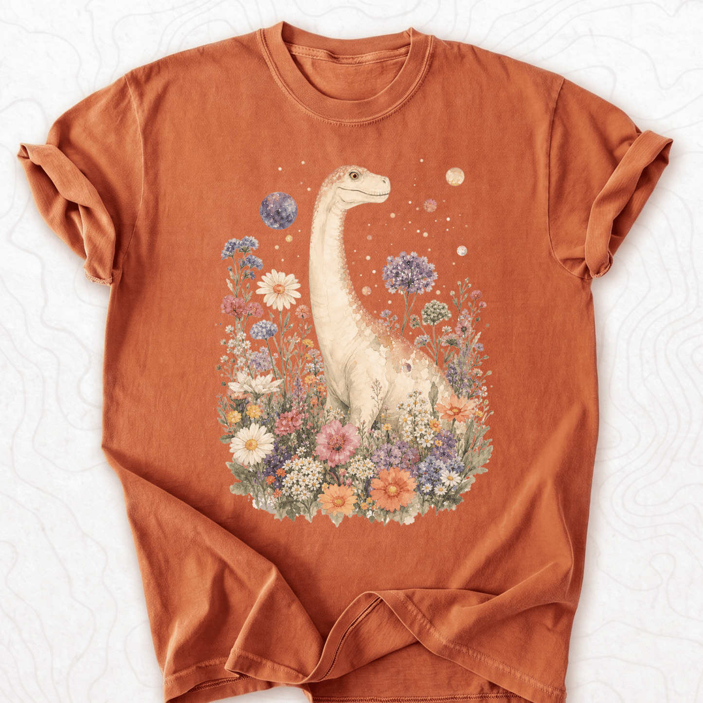 Floral Dinosaur T-shirt