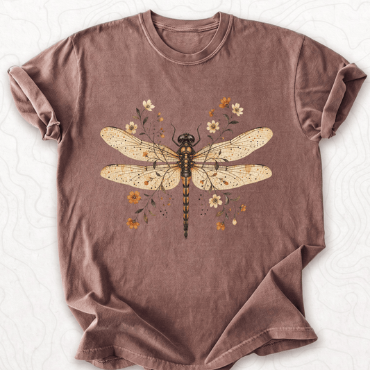 Floral Dragonfly T-shirt