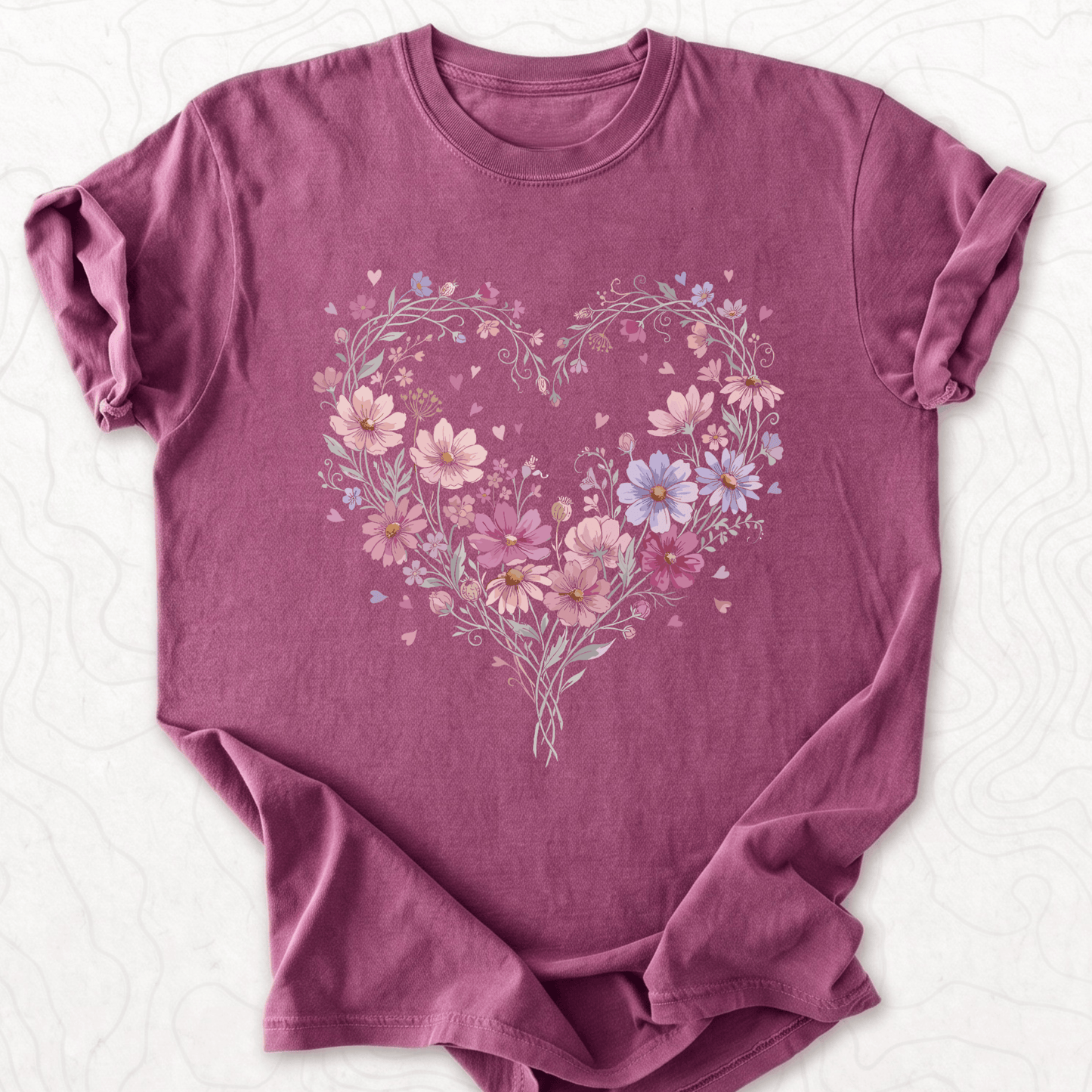 Floral Heart T-shirt