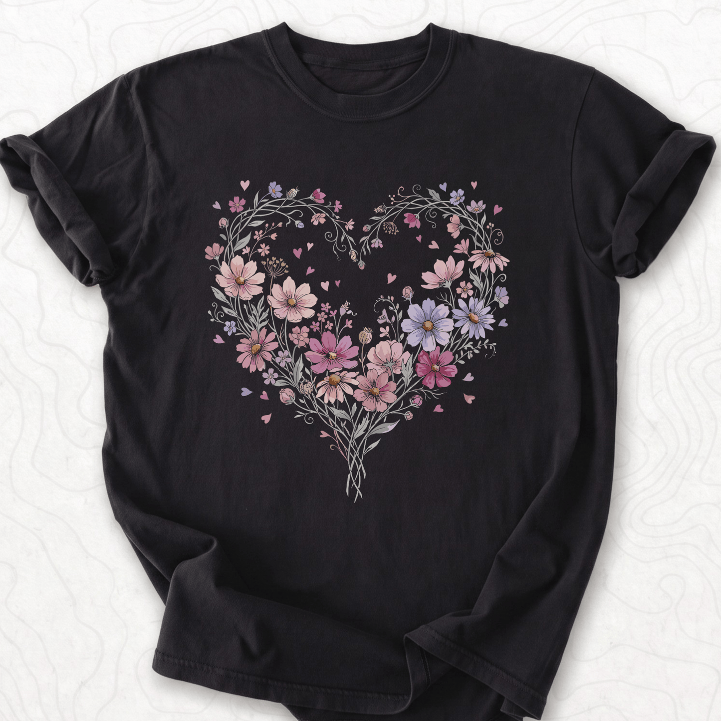 Floral Heart T-shirt