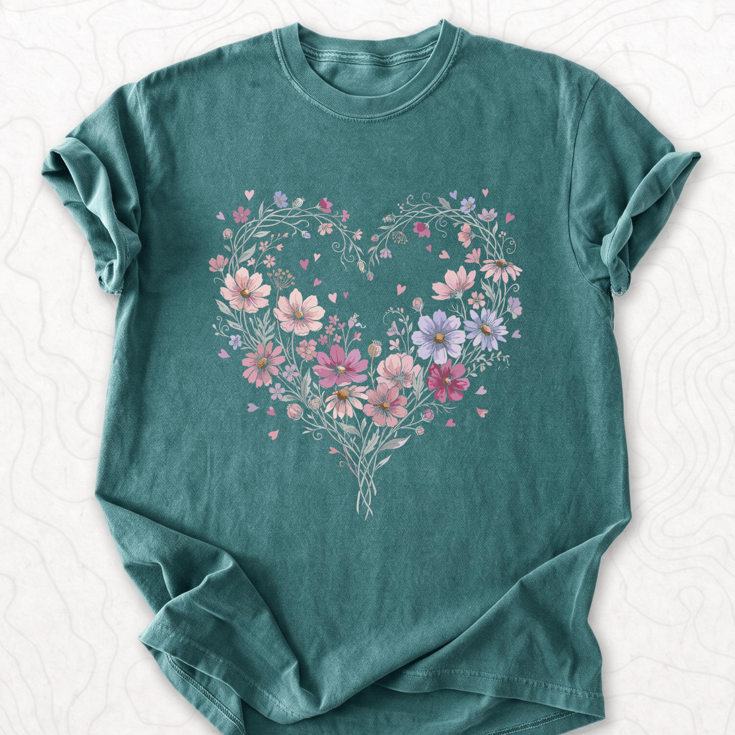Floral Heart T-shirt