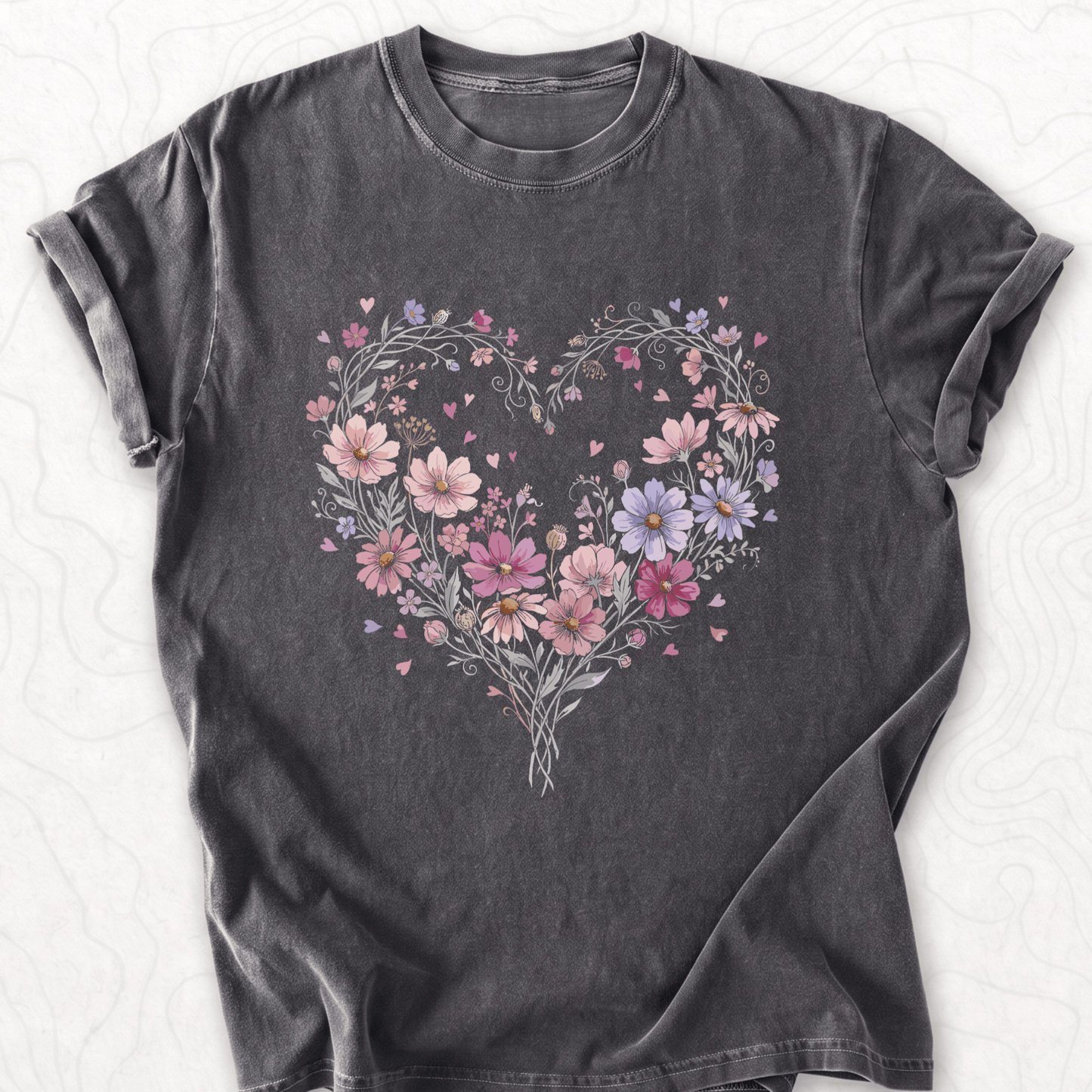 Floral Heart T-shirt