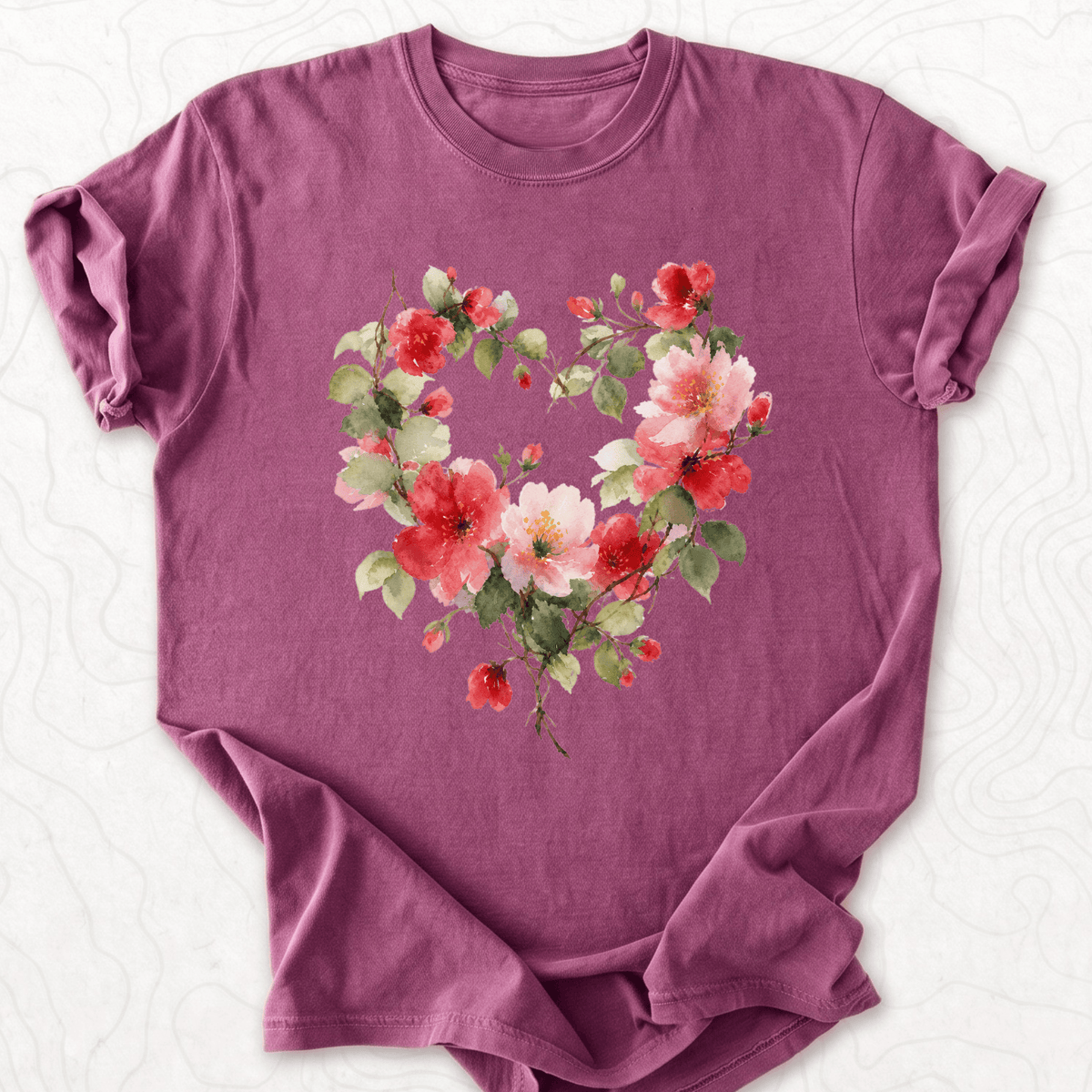 Floral Heart T-shirt