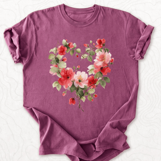 Floral Heart T-shirt