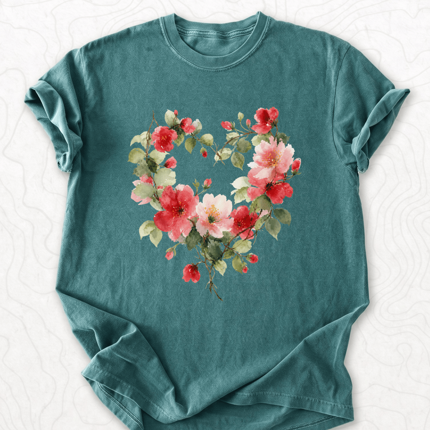 Floral Heart T-shirt