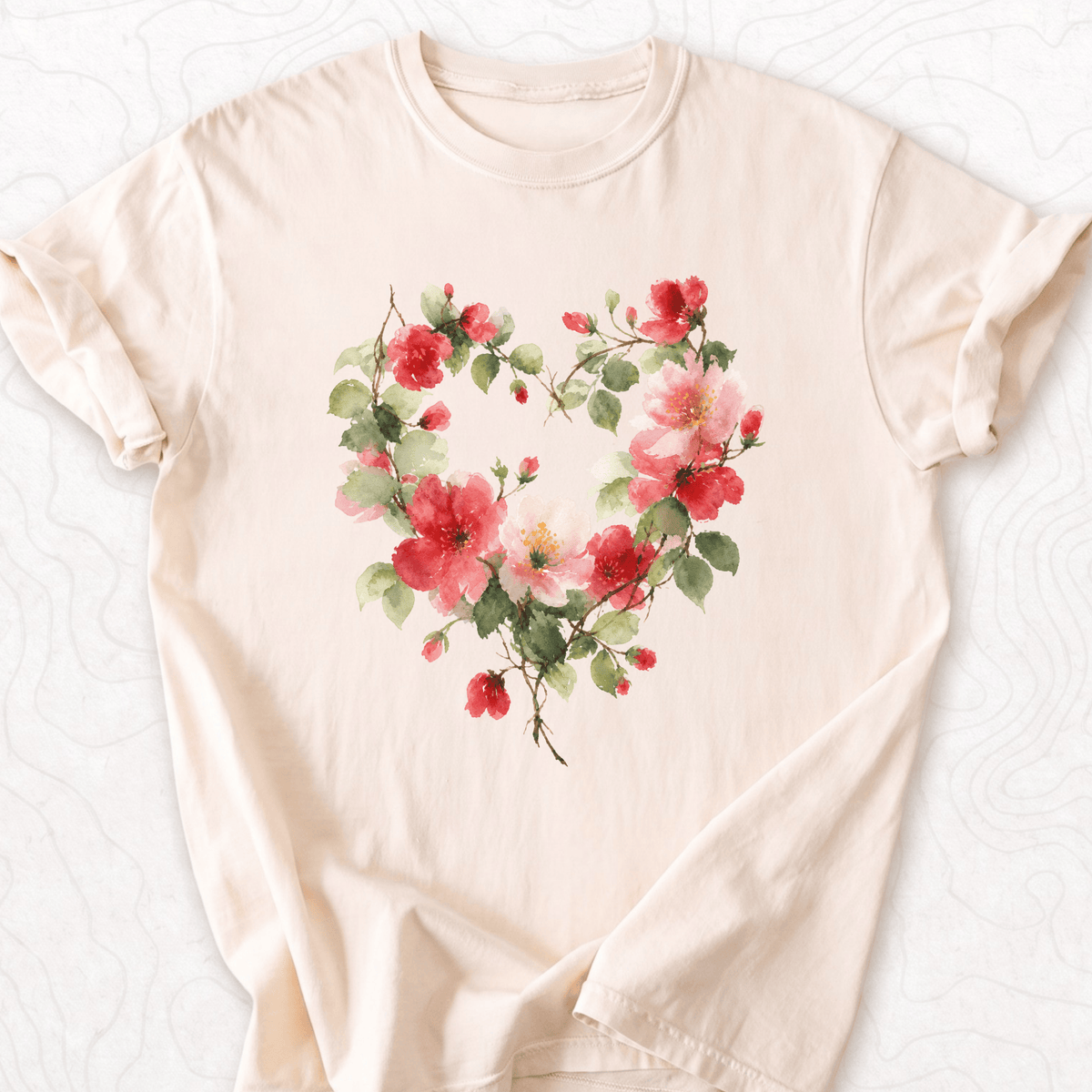 Floral Heart T-shirt