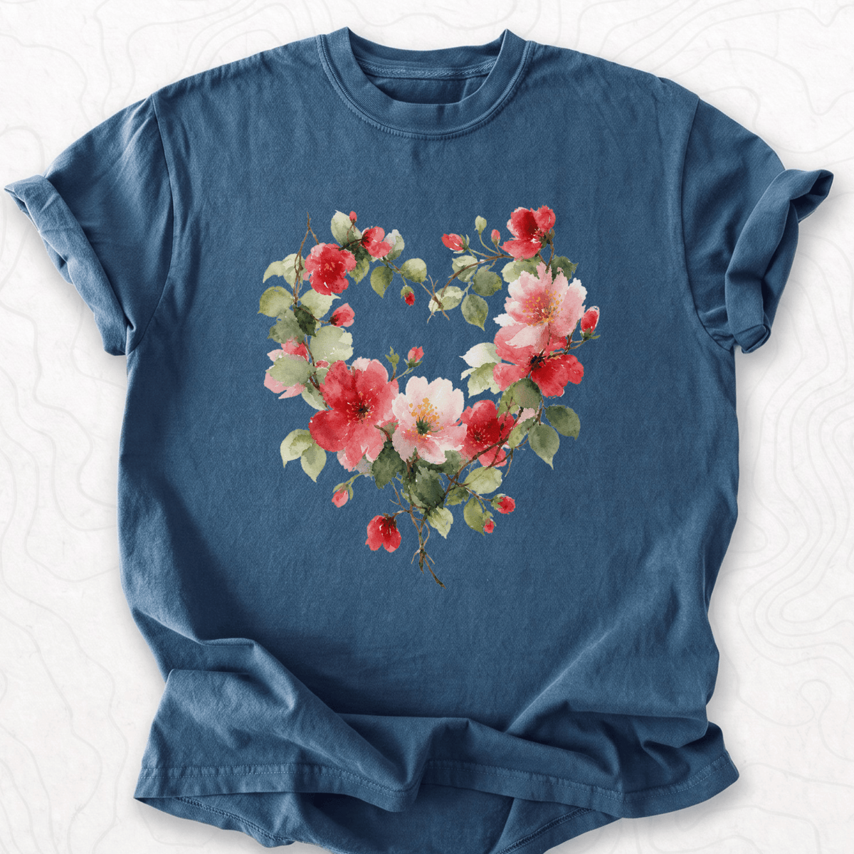 Floral Heart T-shirt