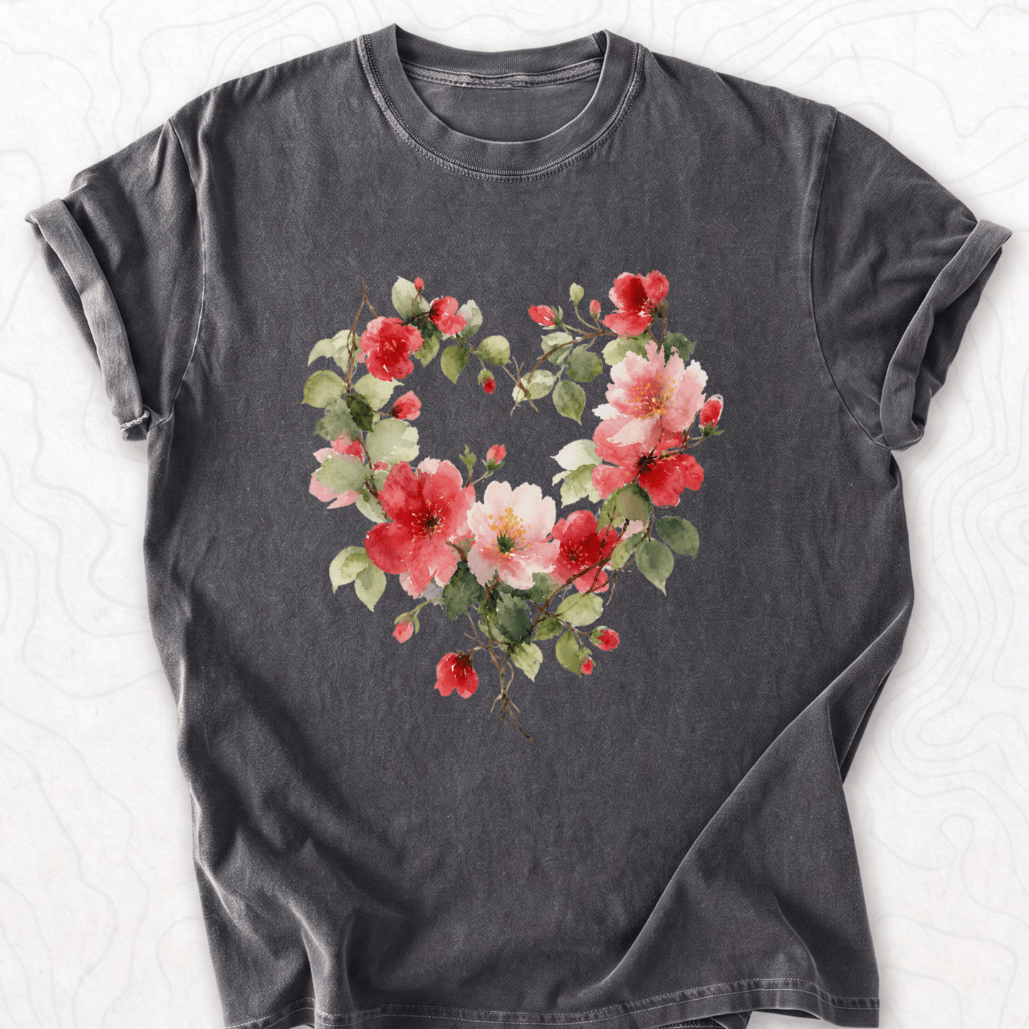 Floral Heart T-shirt