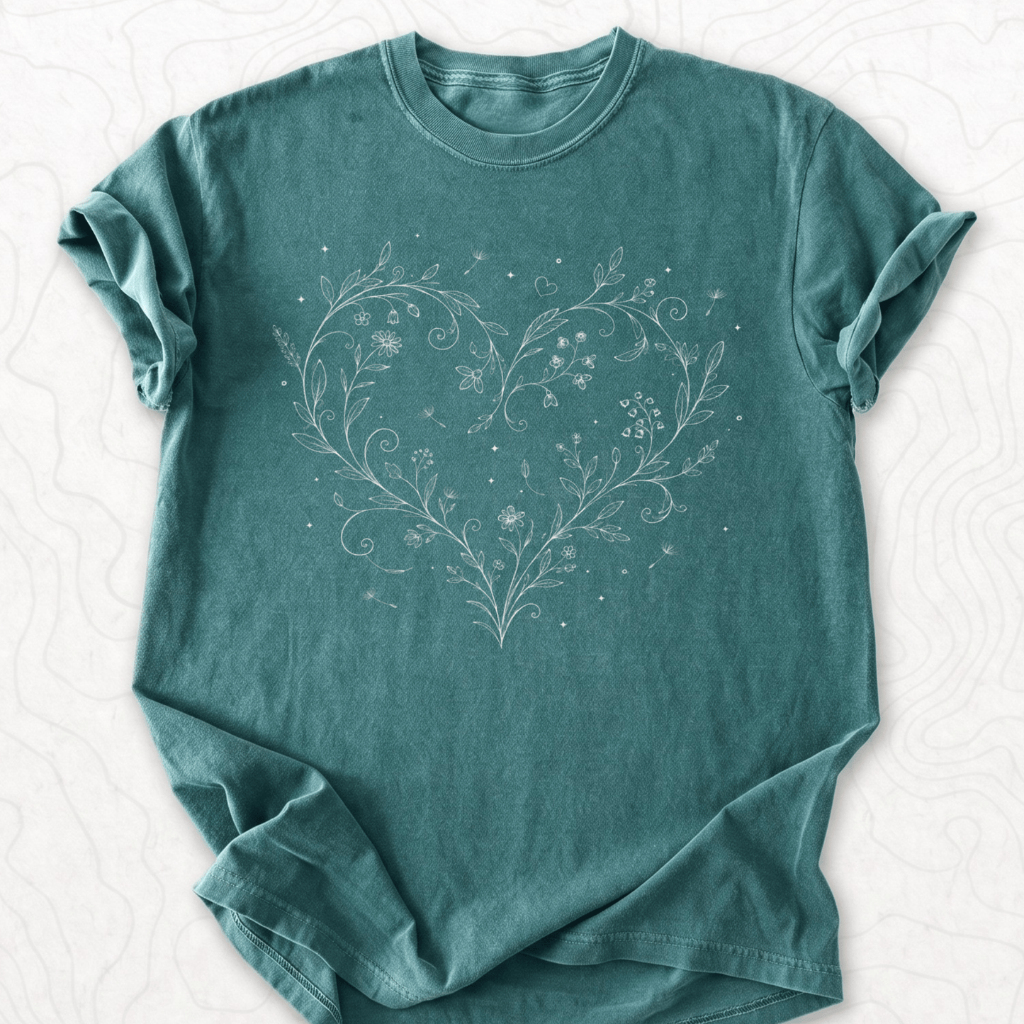 Floral Heart T-shirt