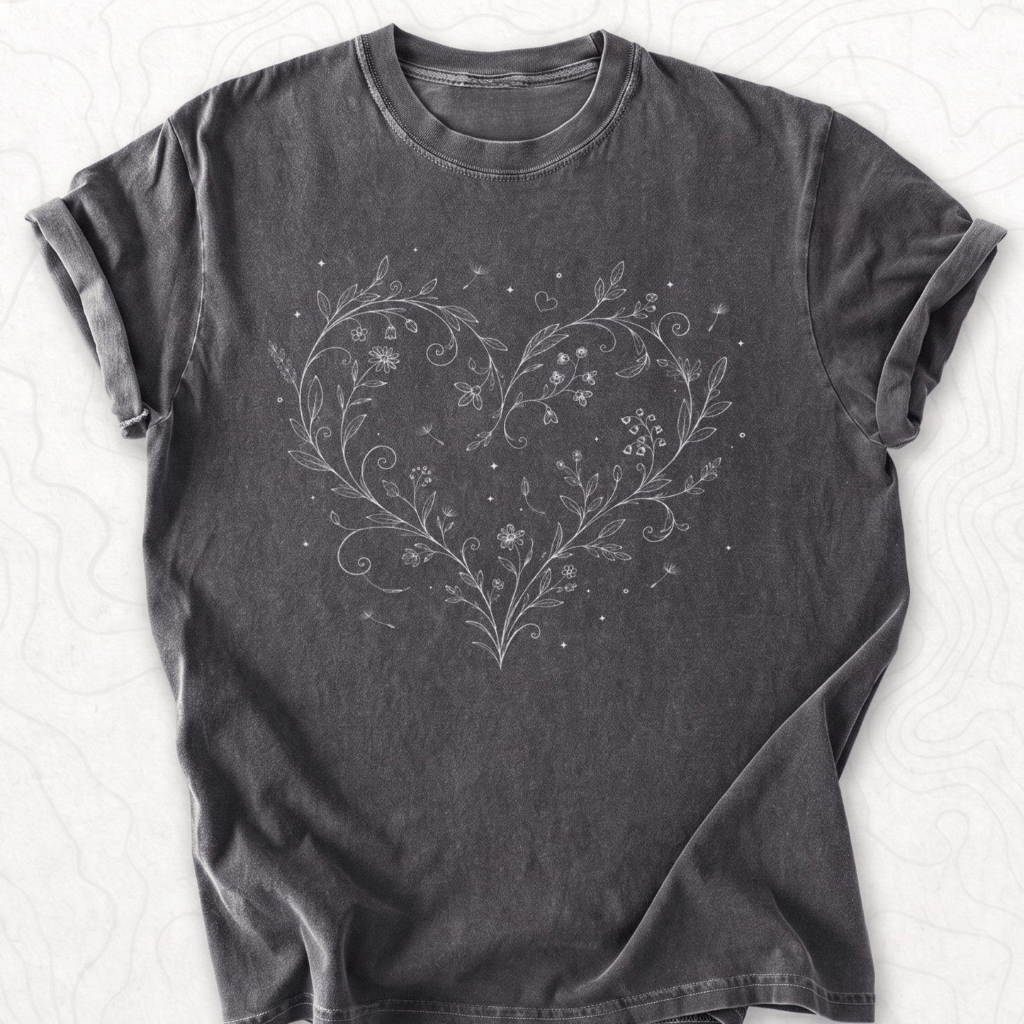 Floral Heart T-shirt