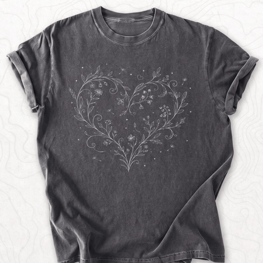 Floral Heart T-shirt