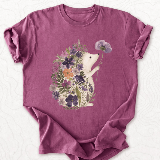 Floral Hedgehog T-shirt