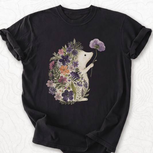 Floral Hedgehog T-shirt