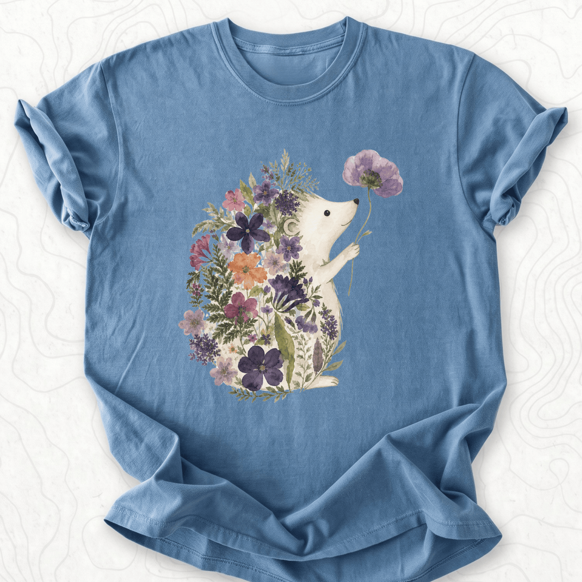 Floral Hedgehog T-shirt