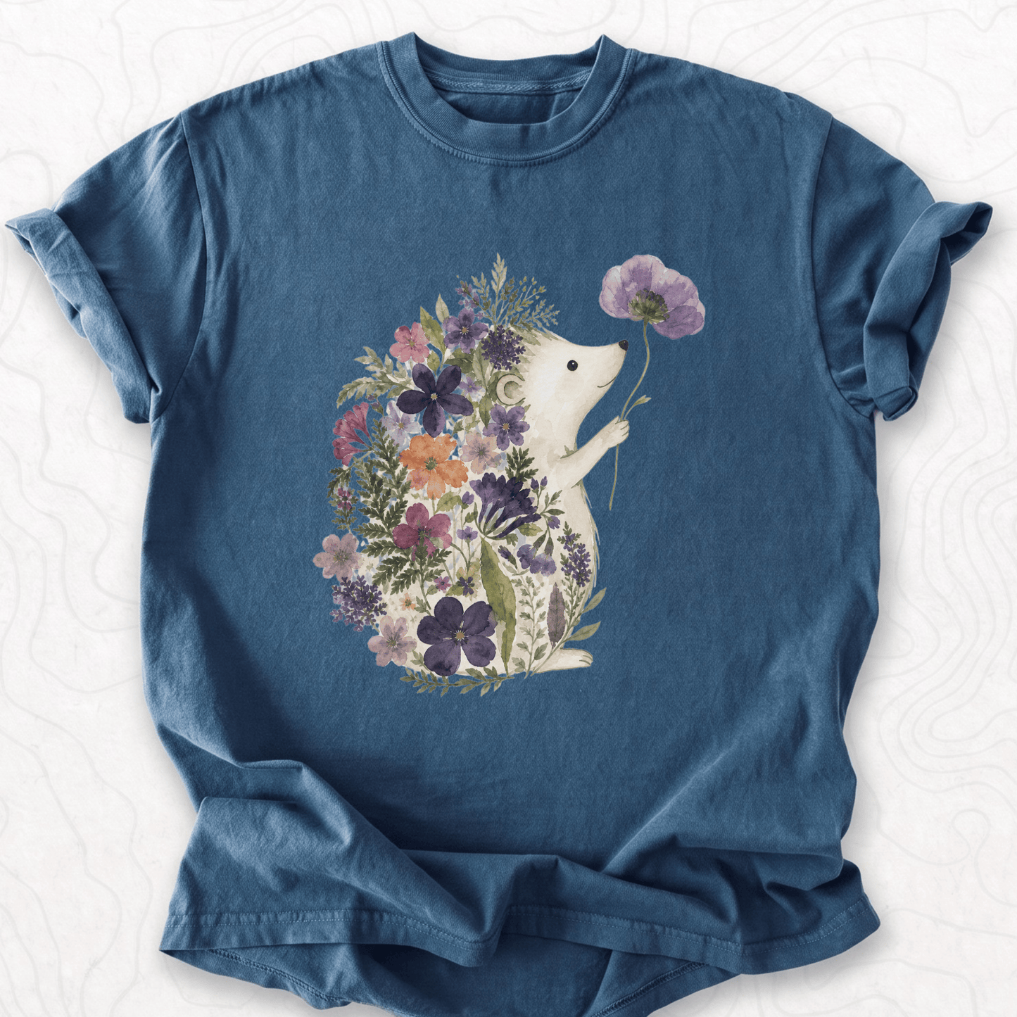 Floral Hedgehog T-shirt