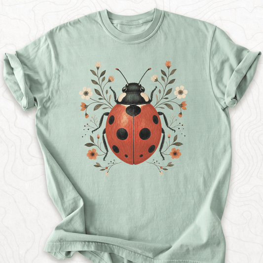 Floral Ladybug T-shirt