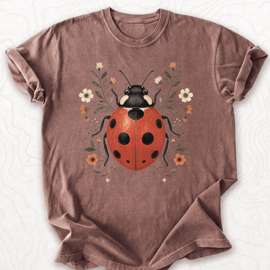 Floral Ladybug T-shirt